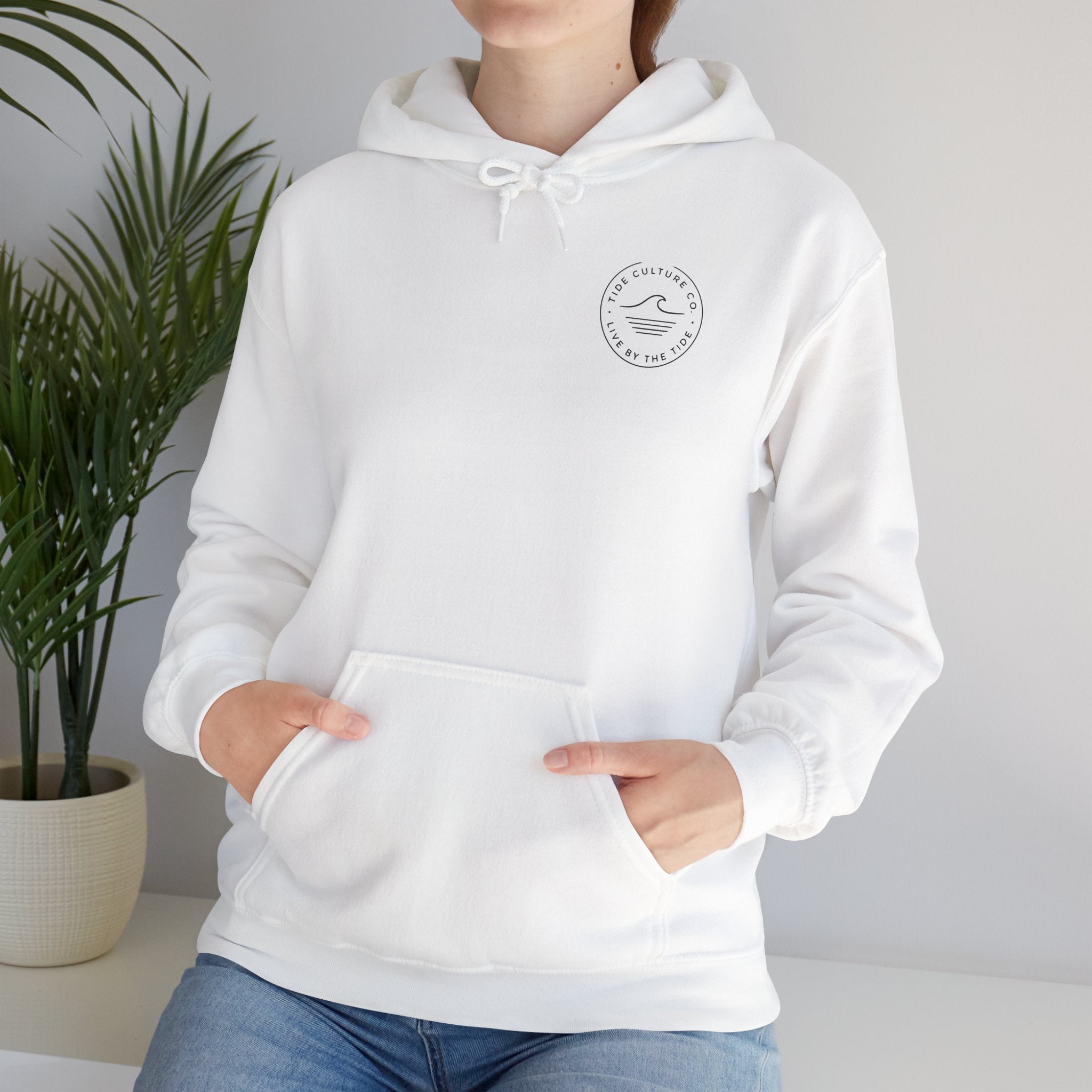 Hoodie 'Live by the Tide' Light colors