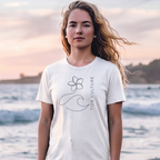 Flower & Waves T-Shirt