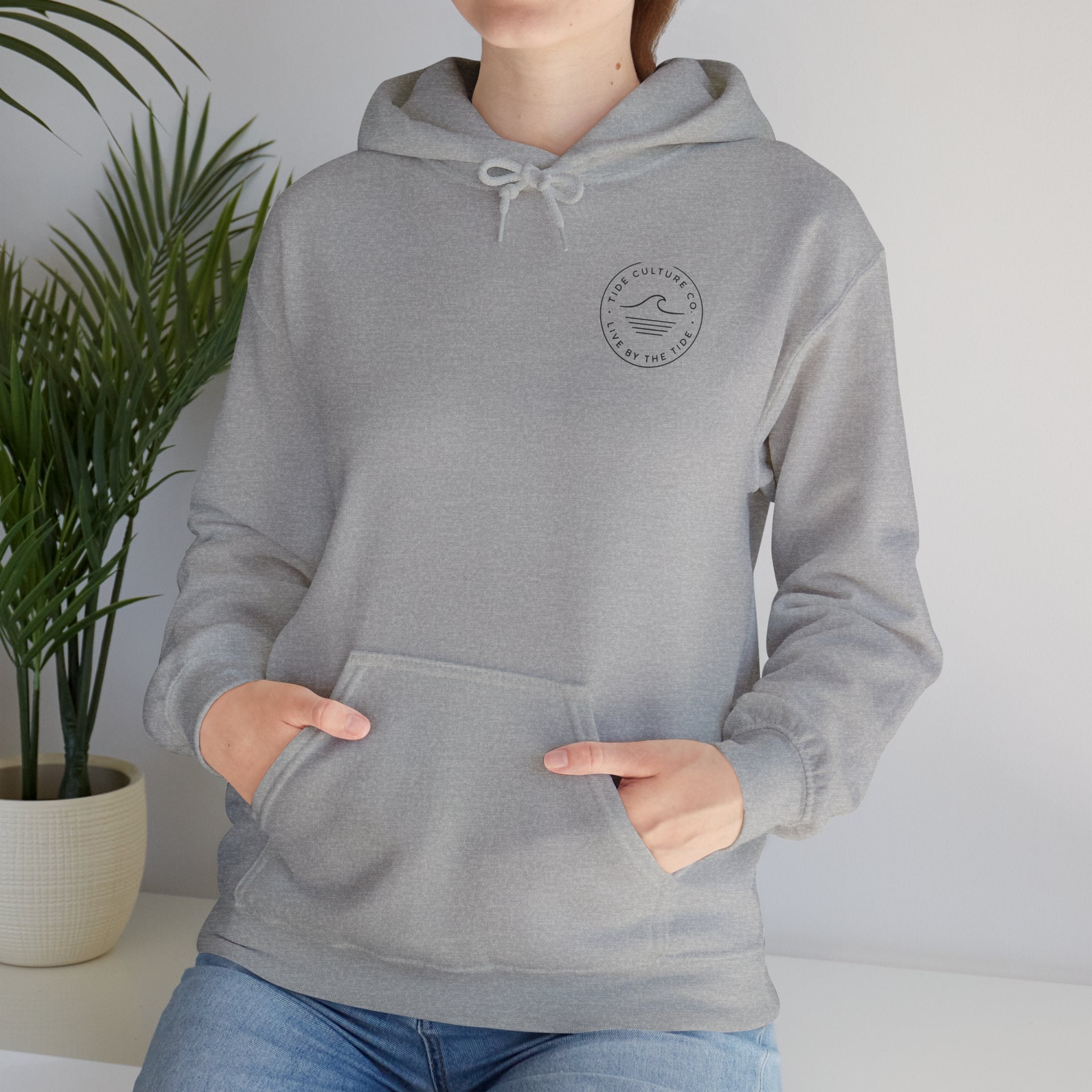 Hoodie 'Live by the Tide' Light colors