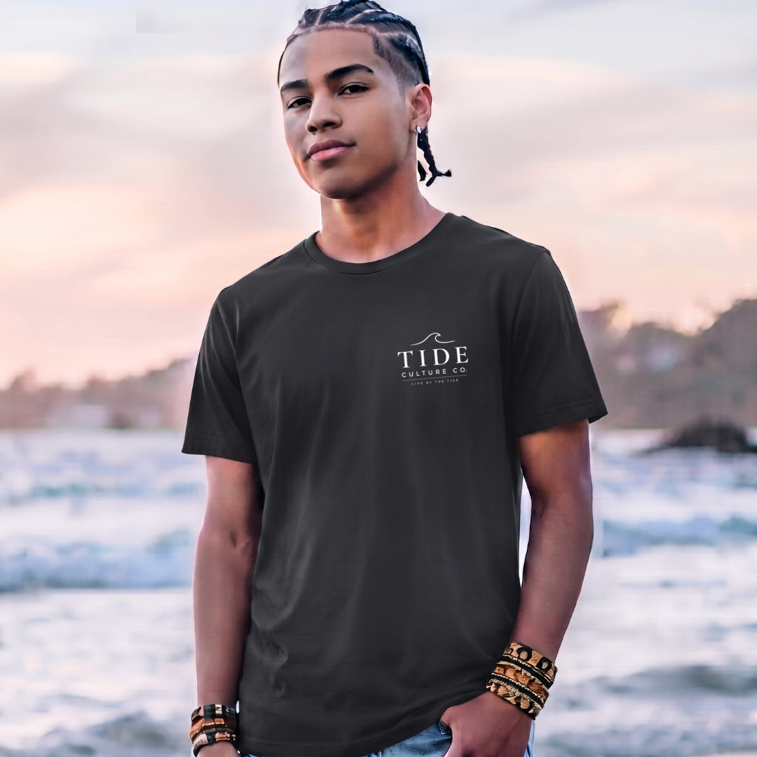 Tide Waves Dark Colors T-Shirt