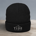 Tide Culture Co- Ribbed Knit Beanie Dark Colors