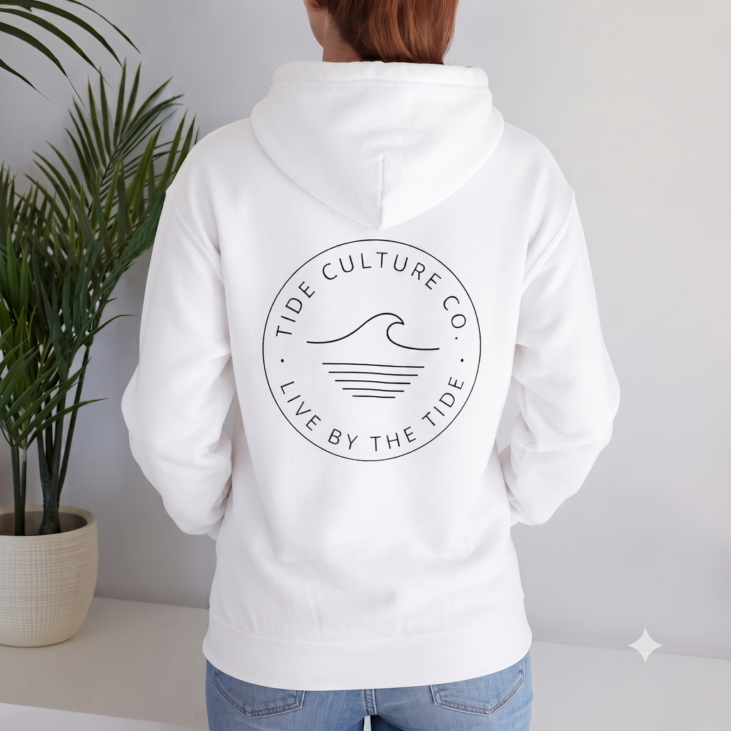 Hoodie 'Live by the Tide' Light colors