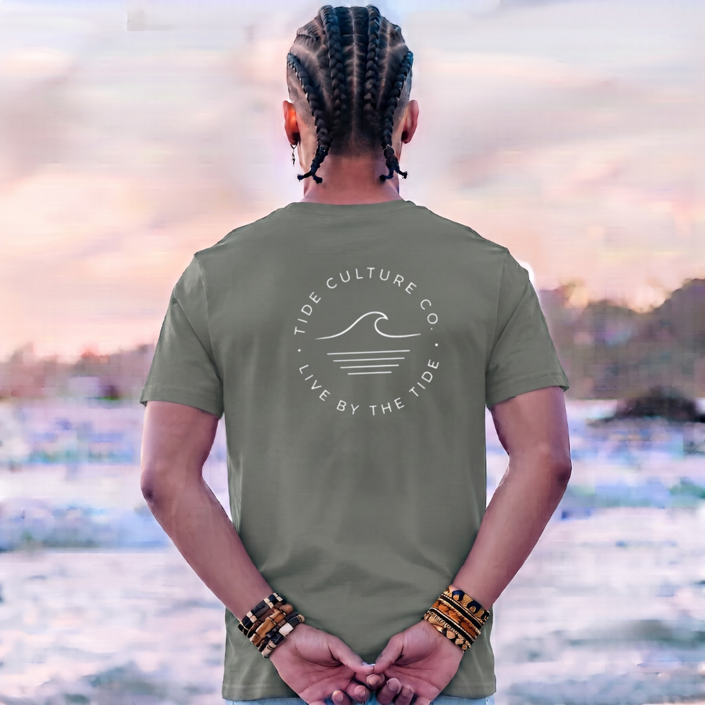 Live By The Tide Dark Colors T-Shirts
