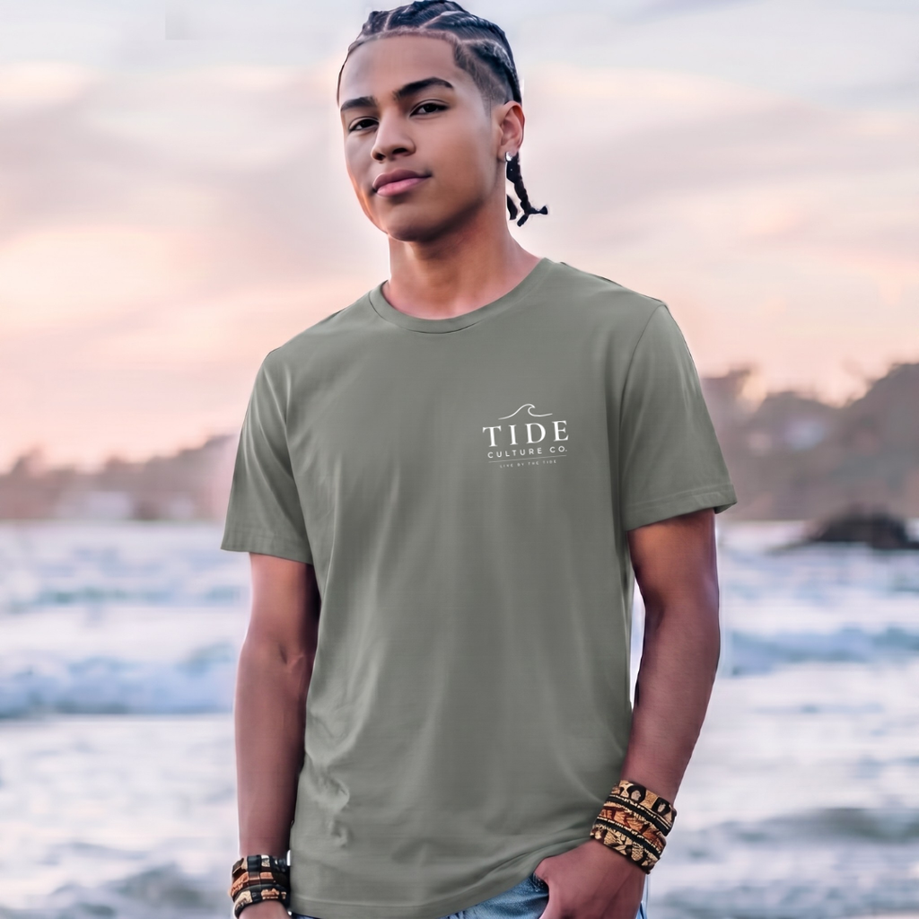 Tide Waves Dark Colors T-Shirt