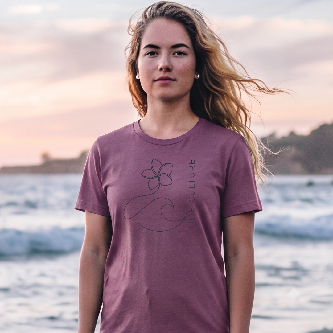 Flower & Waves T-Shirt