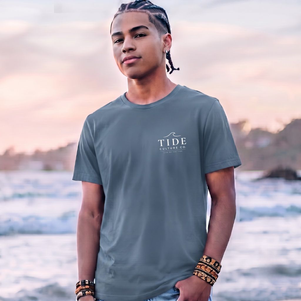 Tide Waves Dark Colors T-Shirt