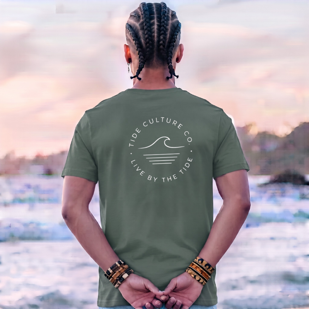 Live By The Tide Dark Colors T-Shirts