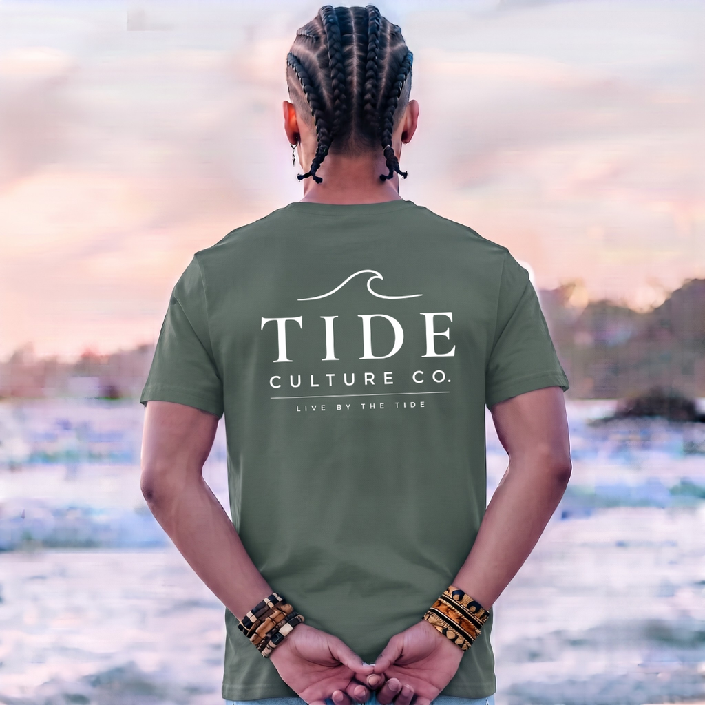 Tide Waves Dark Colors T-Shirt