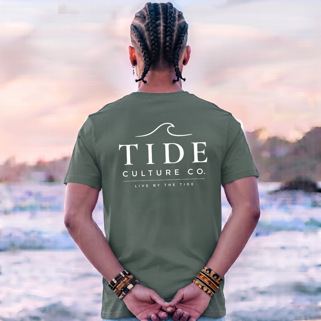 Tide Waves Dark Colors T-Shirt