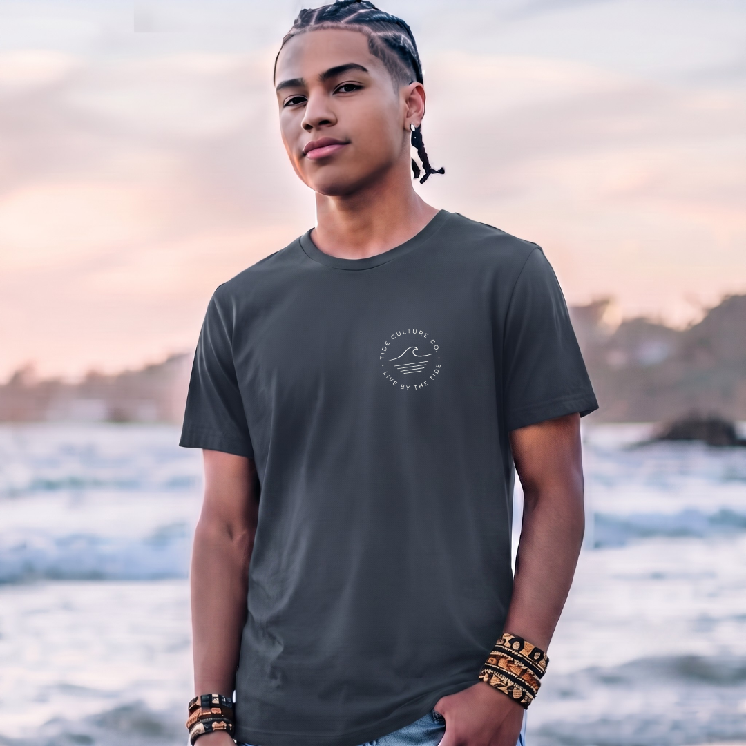 Live By The Tide Dark Colors T-Shirts