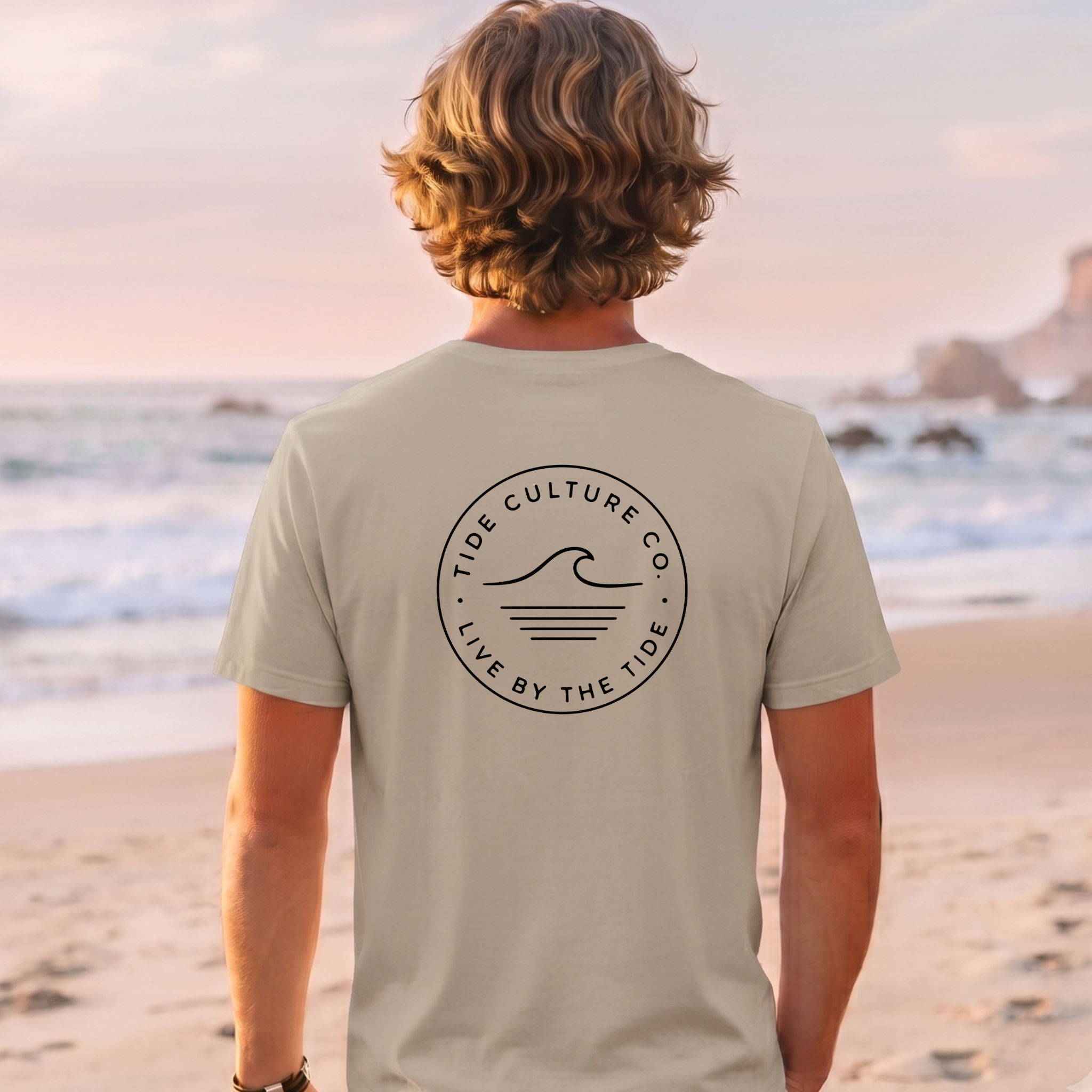 Tide Waves 1 Light Colors T-Shirts